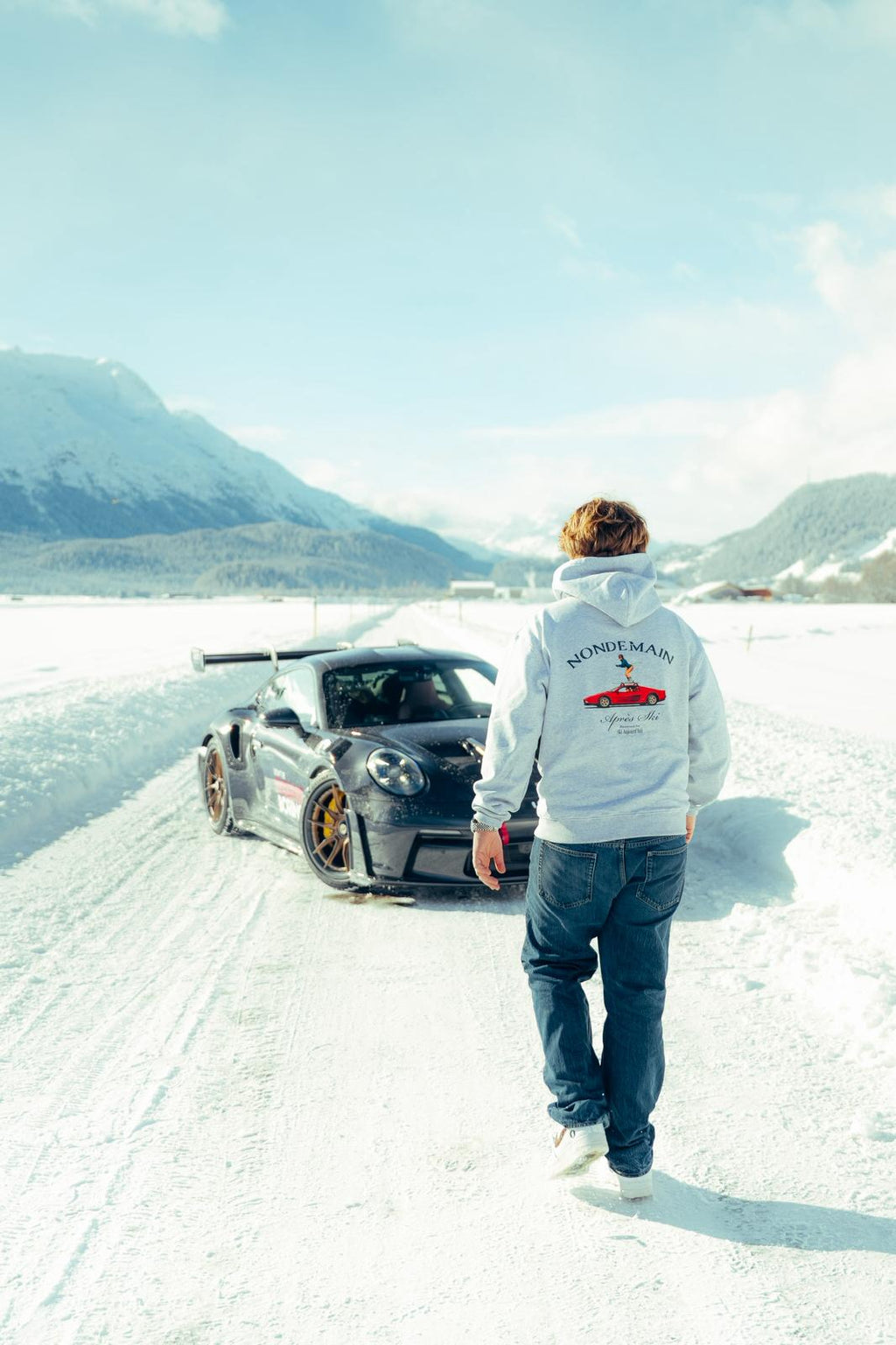 Voiture Rouge Hoodie