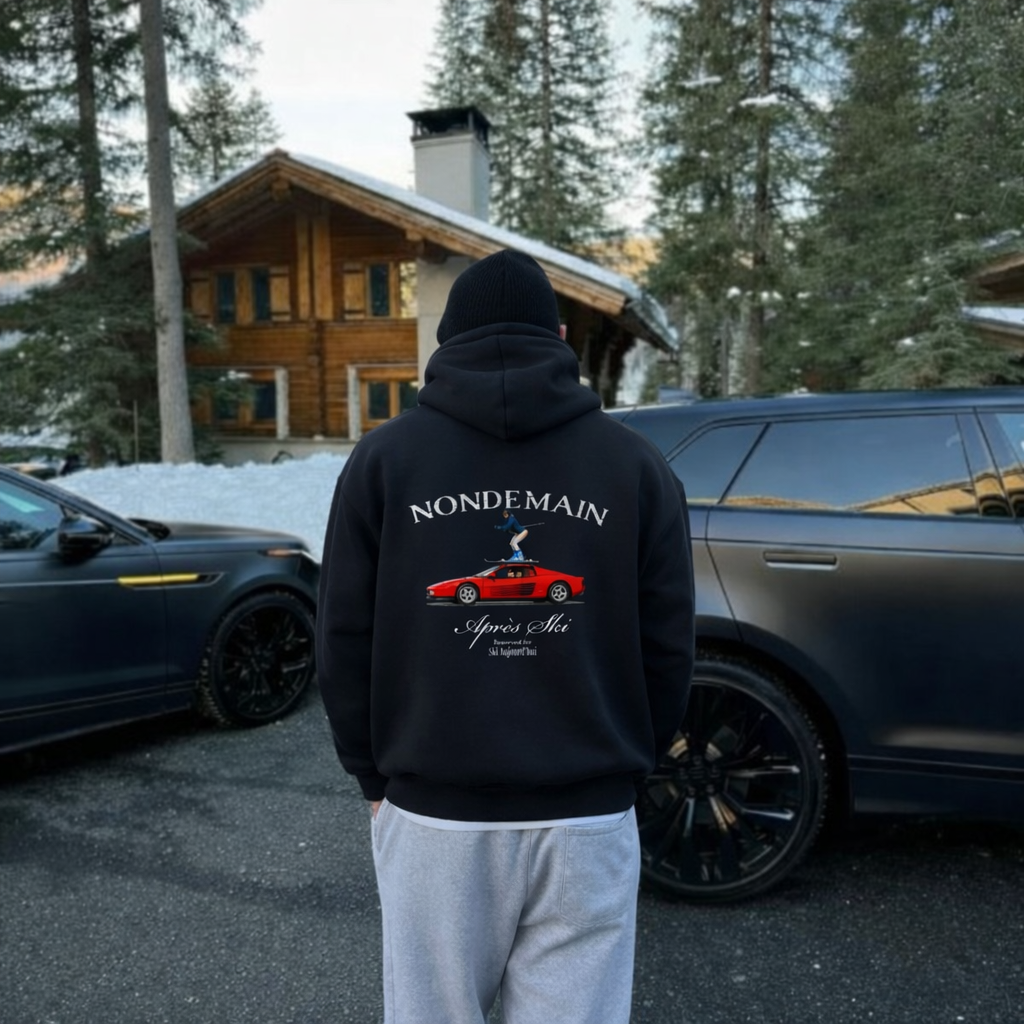 Voiture Rouge Hoodie